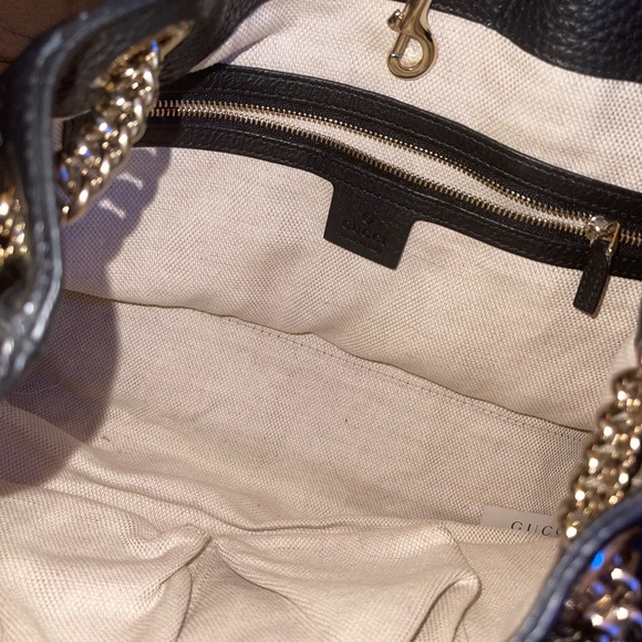 Gucci Soho Medium Black Shoulder Bag / Tote - SOLD OUTSIDE POSH !!! - Picture 4 of 5